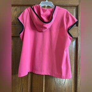 Danskin Now Pink Hoodie with Black Accents